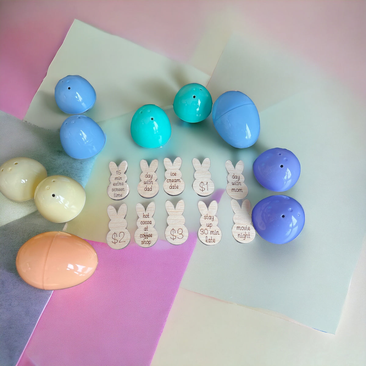 Custom Easter Bunny Tokens sets Sugar Locks