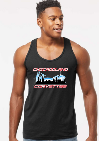 Chicagoland Corvettes unisex tank top- choose from 3 colors