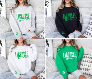 PCHS Celtics Lacrosse MOM personalized Gildan Crew Sweatshirt Available in 4 different colors