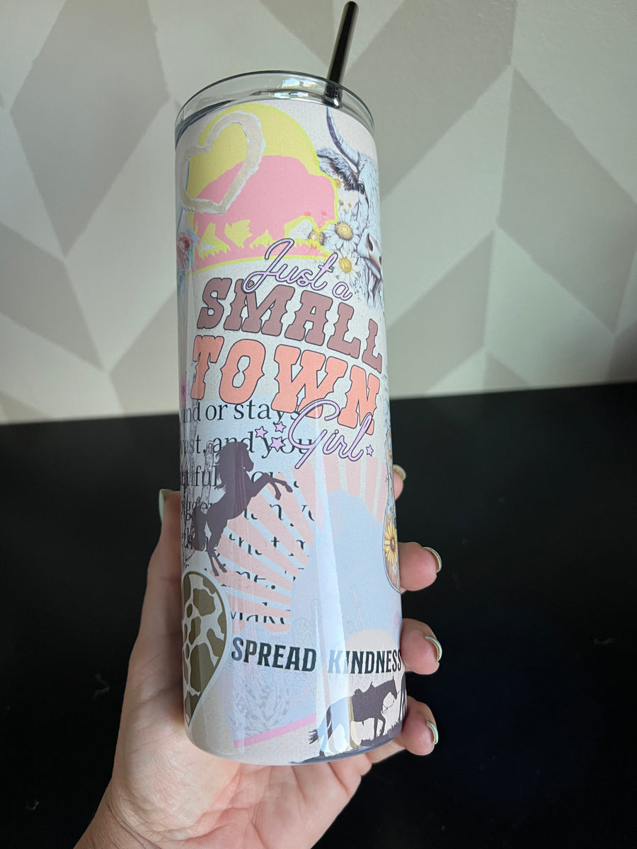 Country Girl Cute Tumbler Sugar Locks