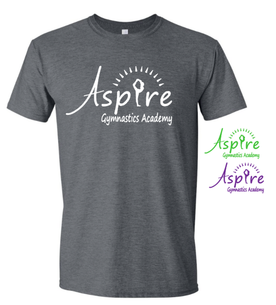 Aspire Logo Dark Gray Boxy T shirt – Sugar Locks Aspire Logo Dark Gray Boxy T shirt – Sugar Locks