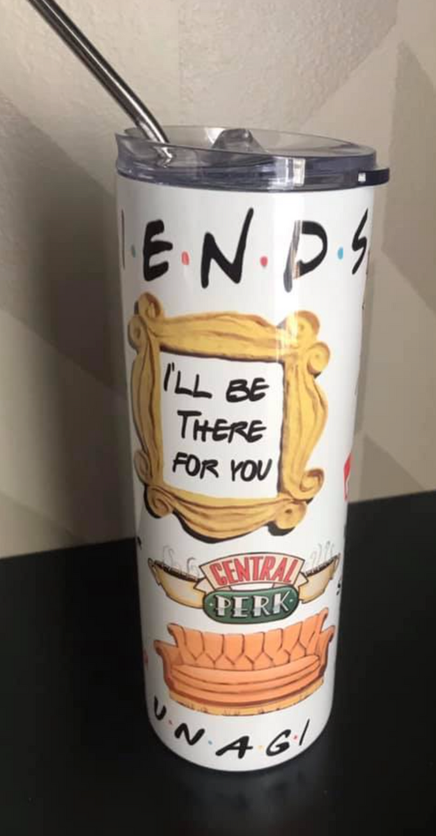 シャンプー Friends Friends TV Show Inspired Skinny Tumblers – Sugar Locks