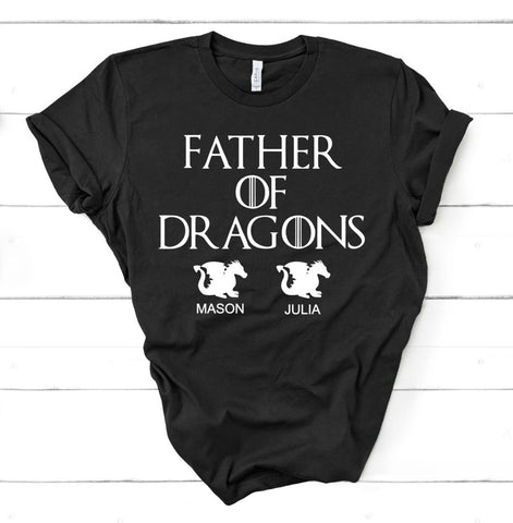 Father of Dragons Custom Personalized Shirt Game of Thrones