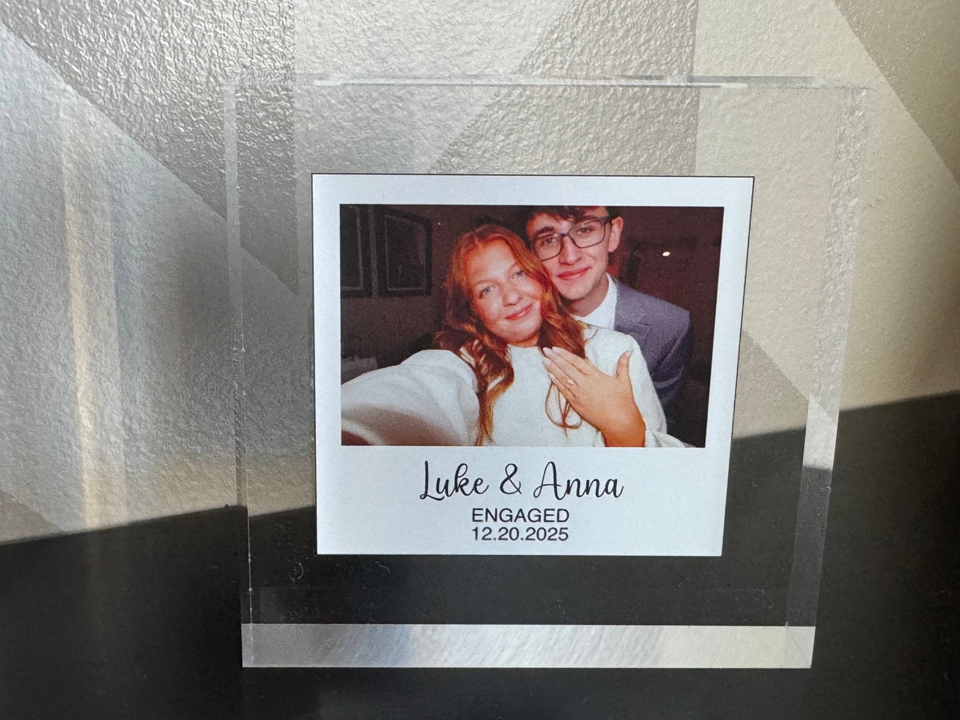 Vintage Polaroid Acrylic Photo Block – Personalized Keepsake Gift