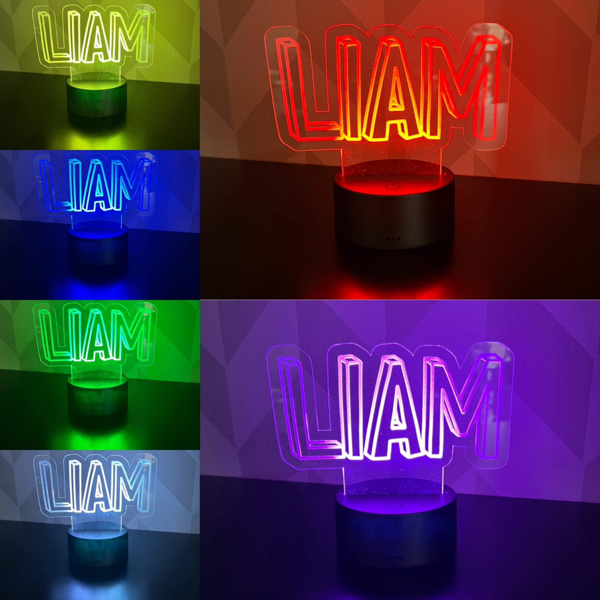 Custom Name Led Personalized Name LED Light Up Acrylic Sign – Sugar Locks
