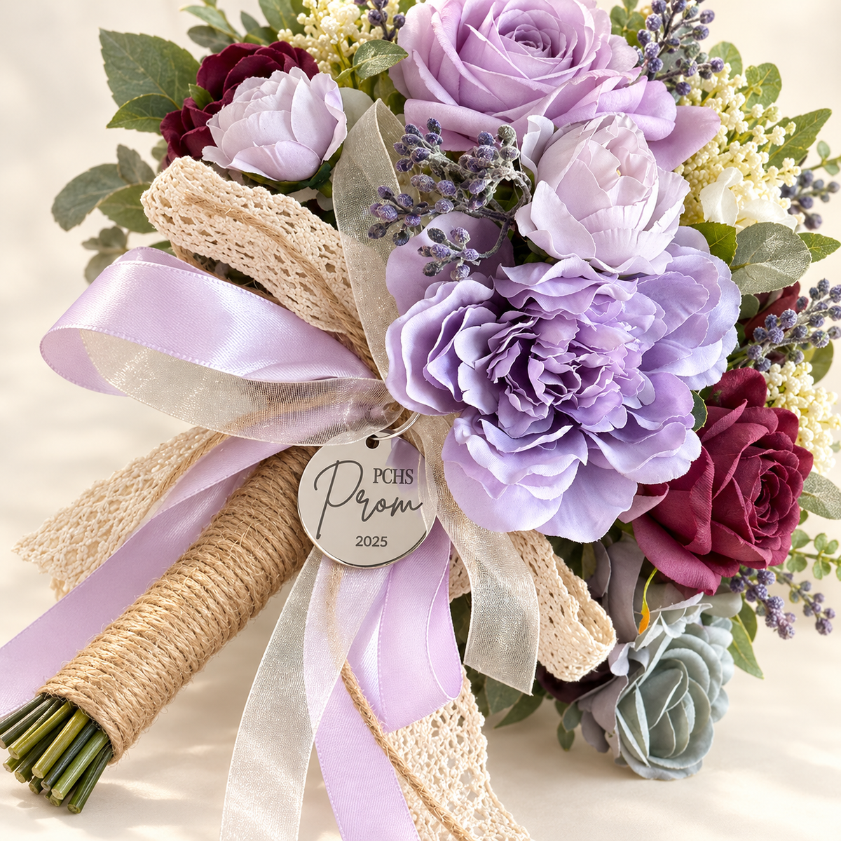 Personalized Bouquet Charm | Wedding, Prom & Homecoming