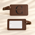 Personalized Faux Leather Luggage Tag | Engraved Name