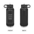 Custom Personalized College/High School Logo 32 oz Water Bottle