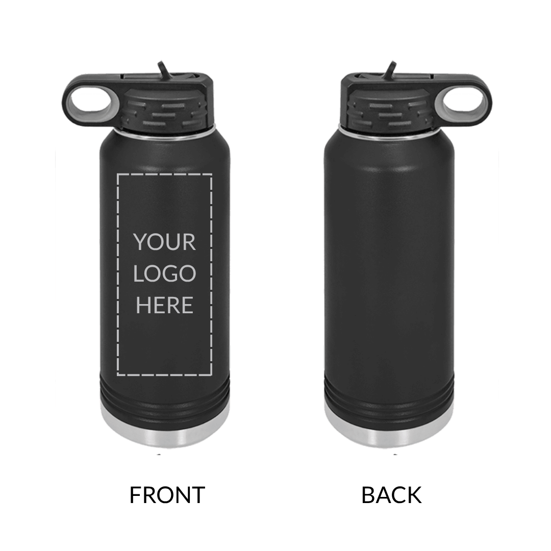 Custom Personalized College/High School Logo 32 oz Water Bottle