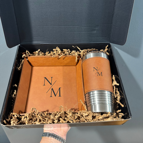 Tumbler and Valet Tray Package