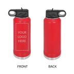 Personalized School Logo Water Bottle | 32 oz Engraved