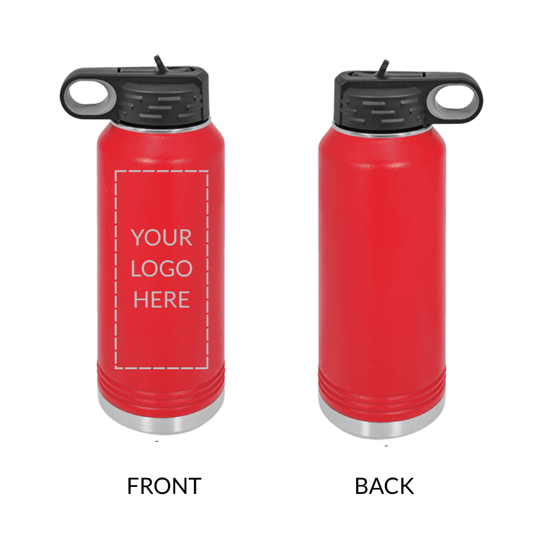 Custom Personalized College/High School Logo 32 oz Water Bottle