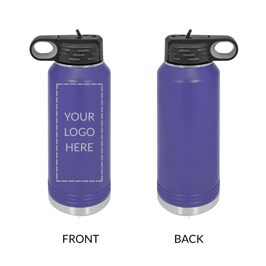 Custom Personalized College/High School Logo 32 oz Water Bottle