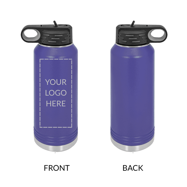 Custom Personalized College/High School Logo 32 oz Water Bottle