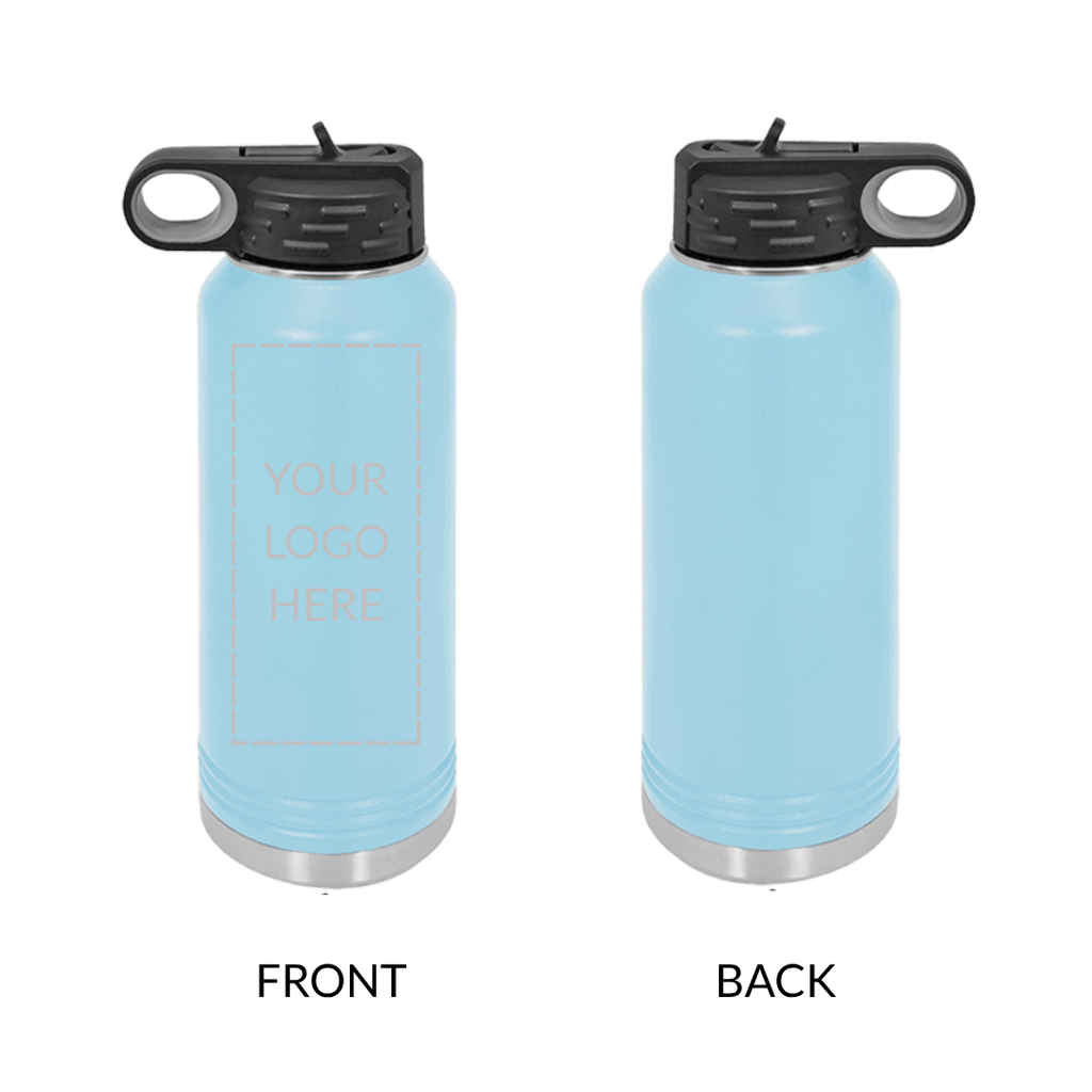 Personalized School Logo Water Bottle | 32 oz Engraved