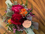 Personalize Homecoming Prom Wedding Flower Charm Mirrored Acrylic
