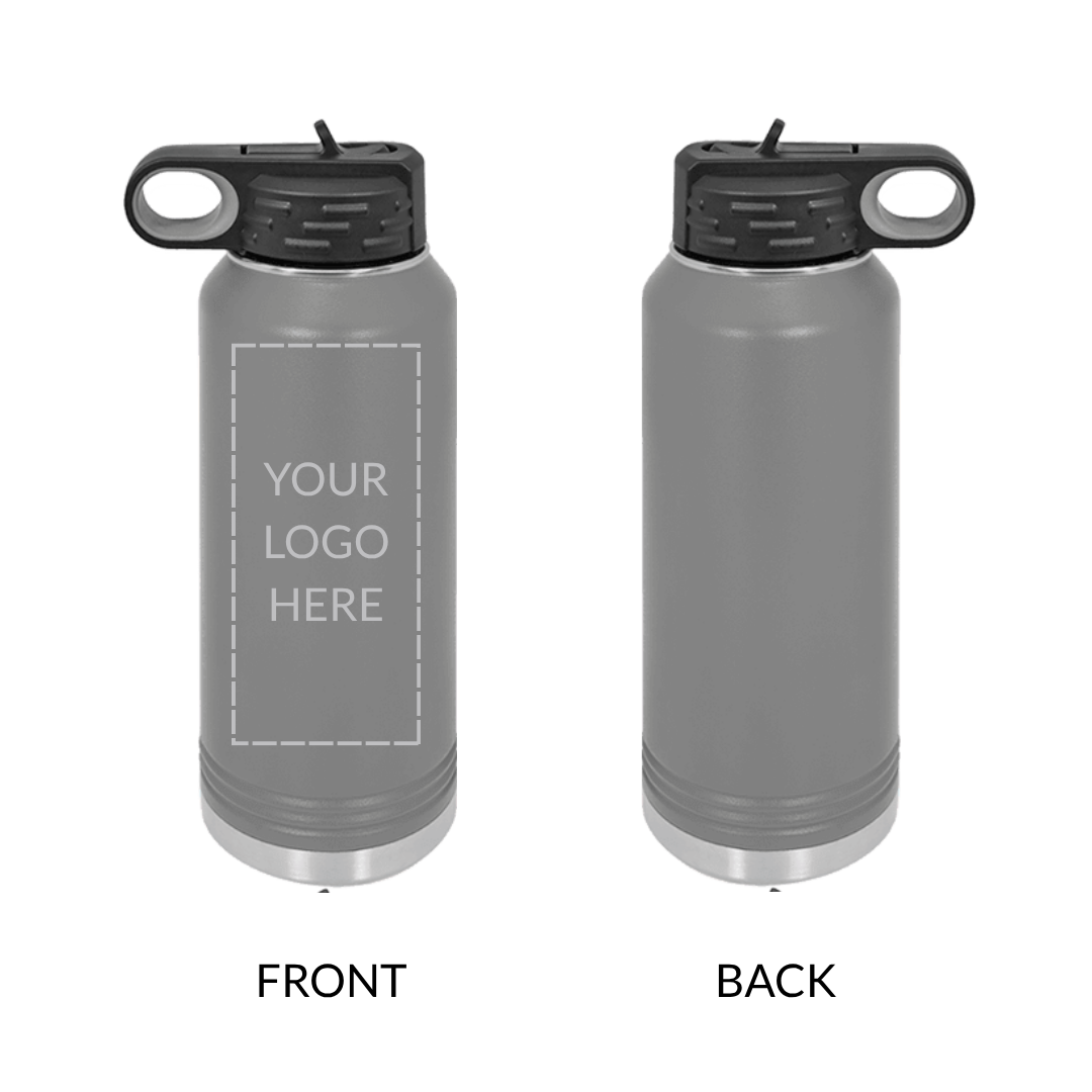 Custom Personalized College/High School Logo 32 oz Water Bottle