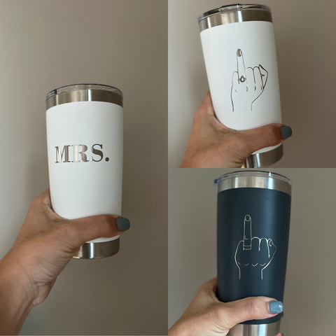 Mr. and Mrs. Tumbler Set