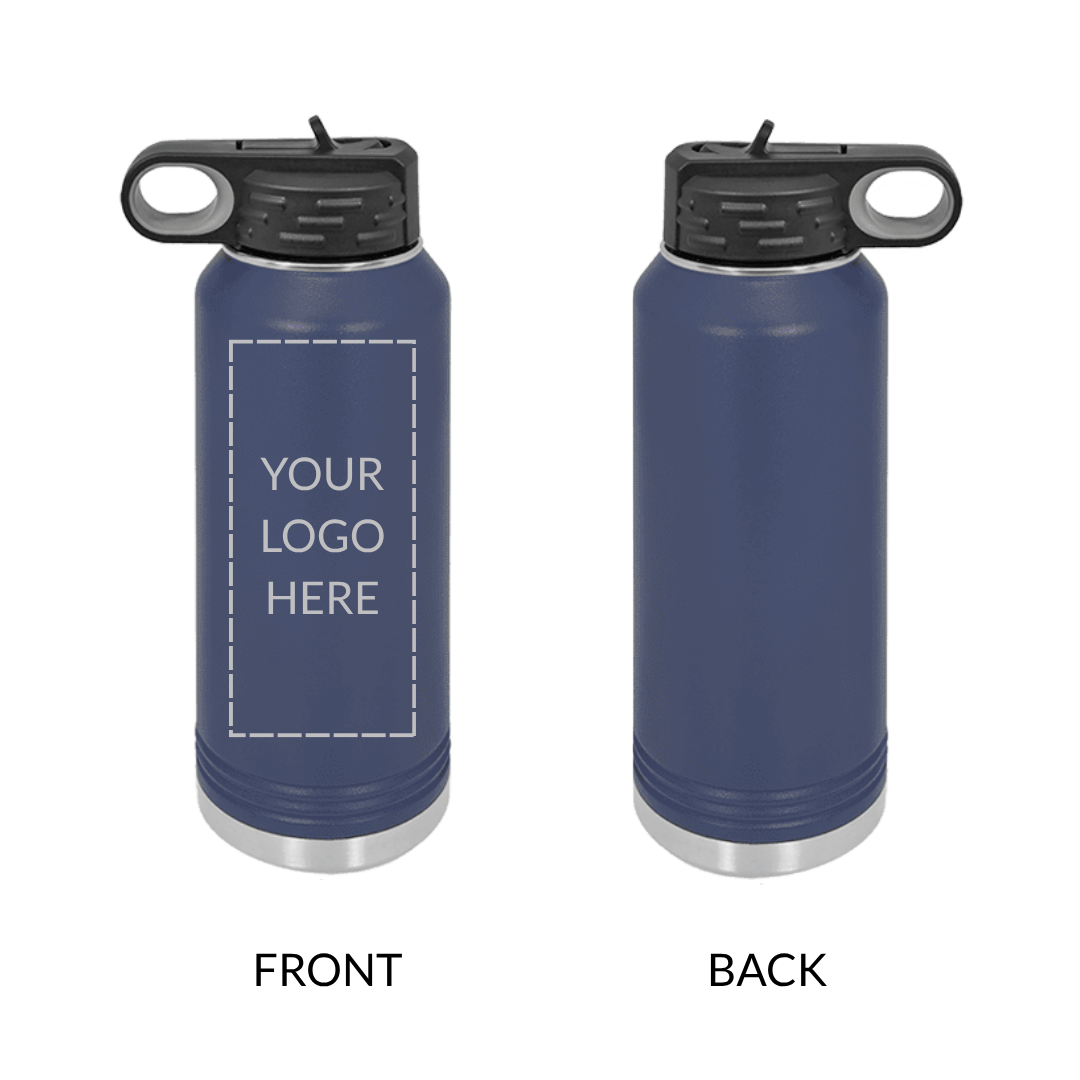 Custom Personalized College/High School Logo 32 oz Water Bottle