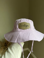 Personalized Baby Sun Hat | Custom Toddler Sun Hat with Name | Baby Shower Gift | Summer Beach Hat for Baby & Toddler
