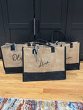 Canvas Tote Bag with Ribbon