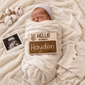 Personalized Hello My Name Is Baby Sign