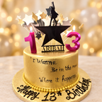 Hamilton-Inspired Star Personalized Acrylic Cake Topper