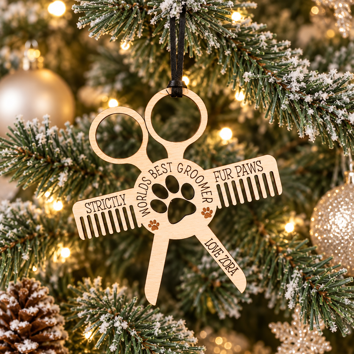 Dog Groomer/ Hairstylist personalized ornament