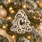 Statement Monogram 5” Tree Ornament