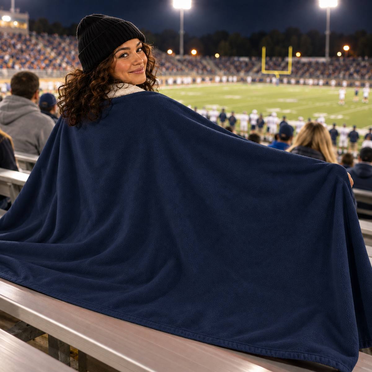 Custom School Spirit Stadium Blanket – Personalized Football or School Design