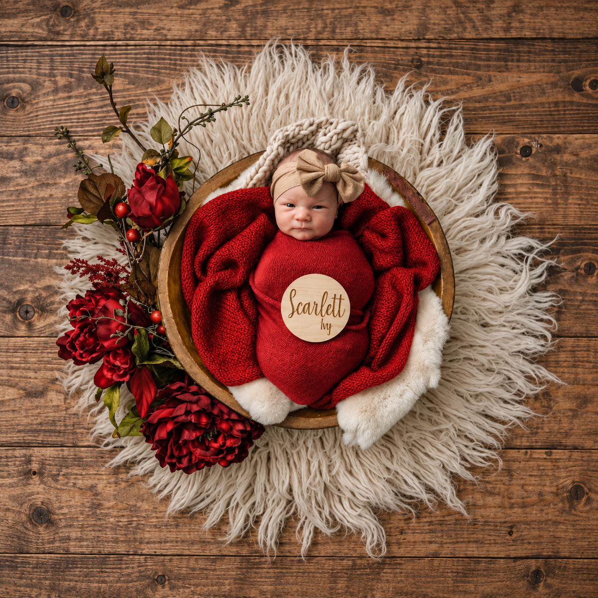 Personalized Baby Name & Birth Stats Sign Set