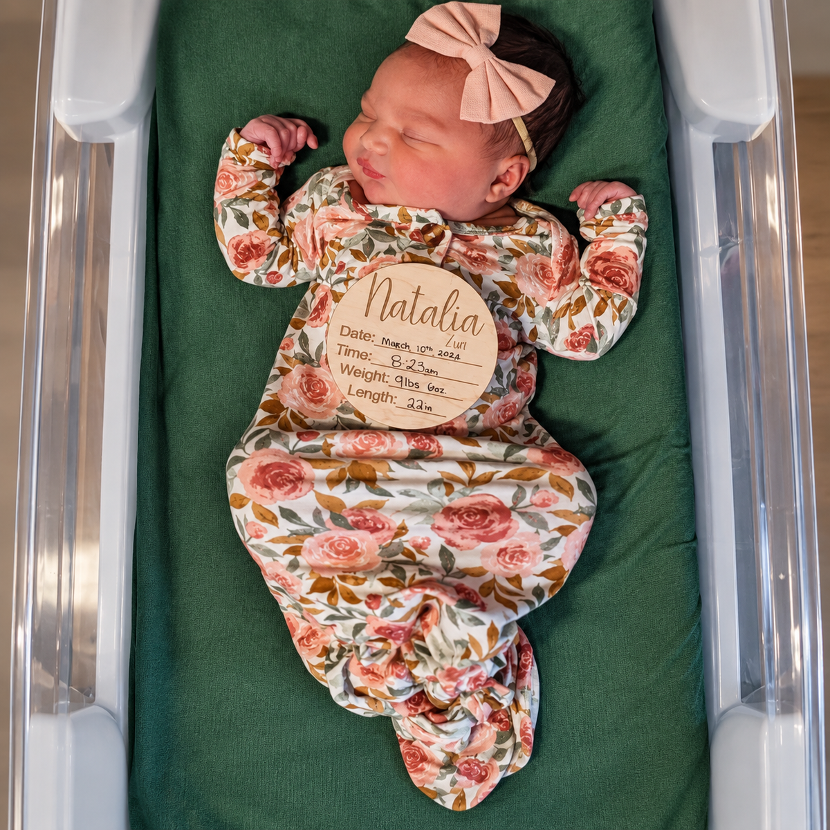 Personalized Baby Name & Birth Stats Sign Set