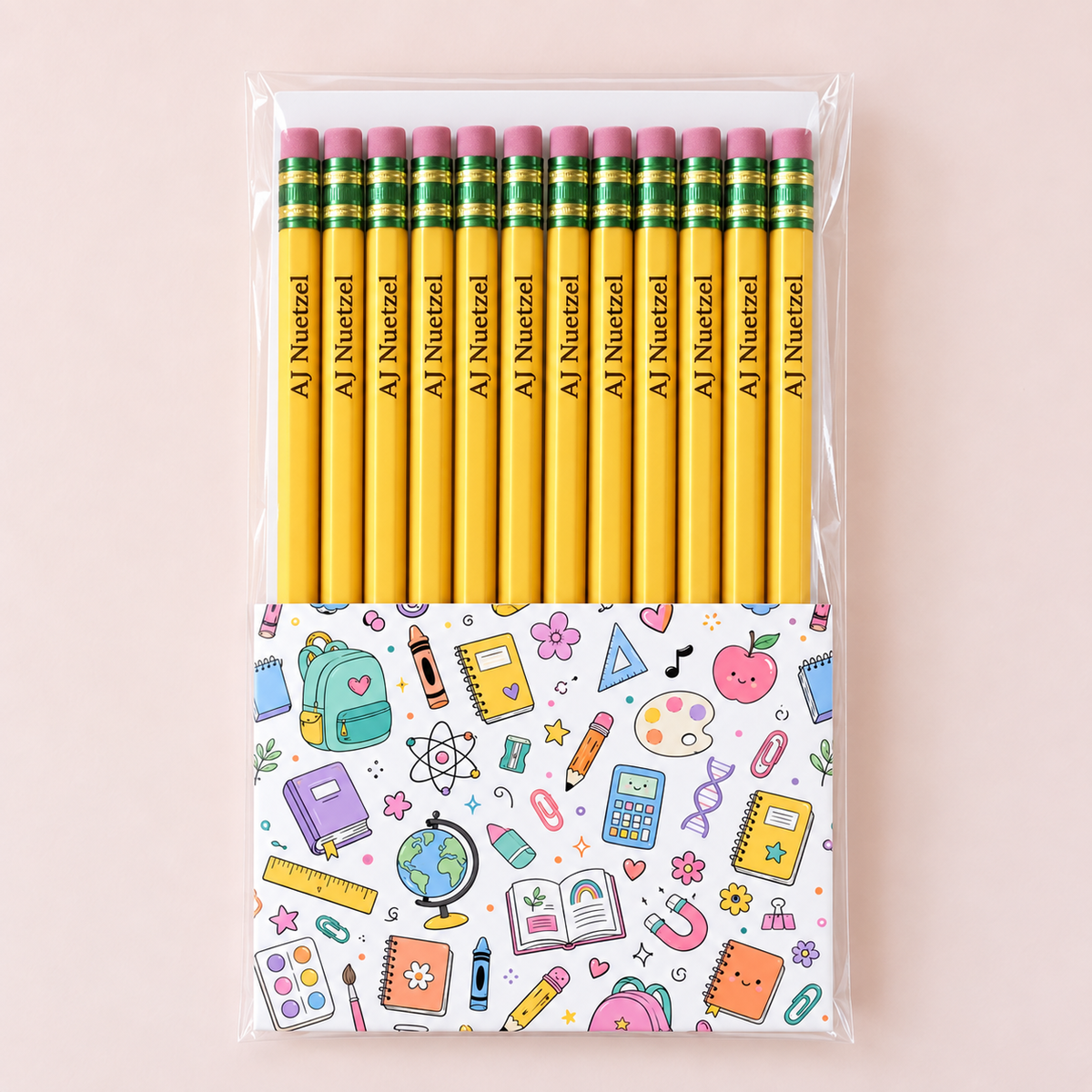 Personalized Engraved Ticonderoga Pencils – Set of 12