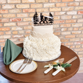Personalized Bigfoot Wedding Cake Topper – Custom Last Name