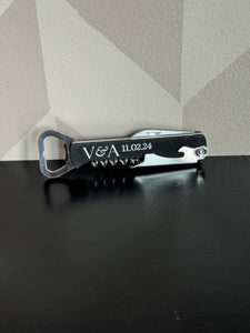 Custom Leatherette Wine Opener