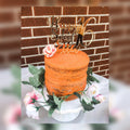 Personalized Sweet 16 Mirrored Acrylic Cake Topper