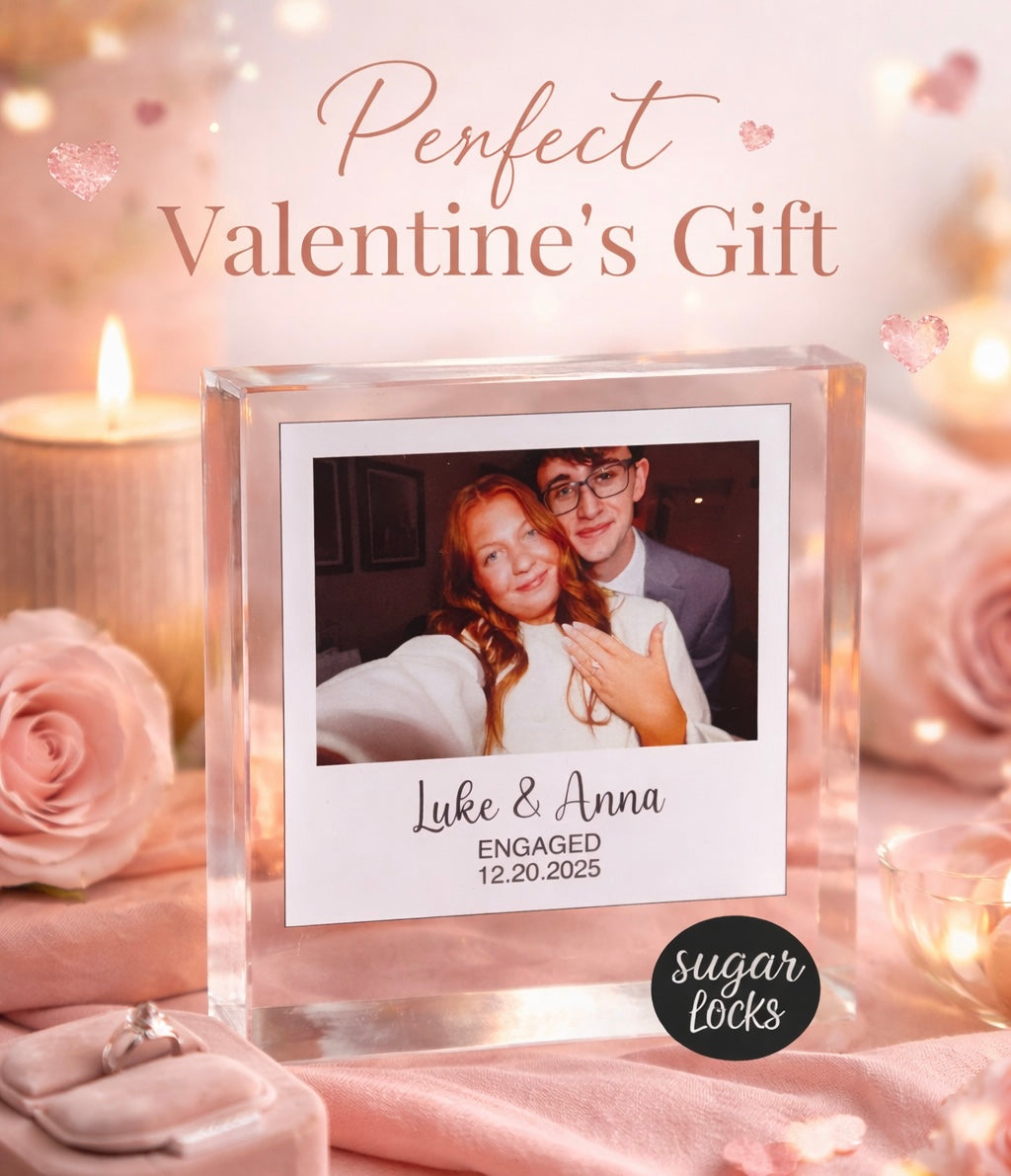 Vintage Polaroid Acrylic Photo Block – Personalized Keepsake Gift