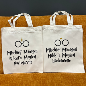 Harry Potter Inspired Bachelorette Party Totes