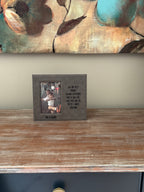 Personalized Best Friends Funny Leather Photo Frame