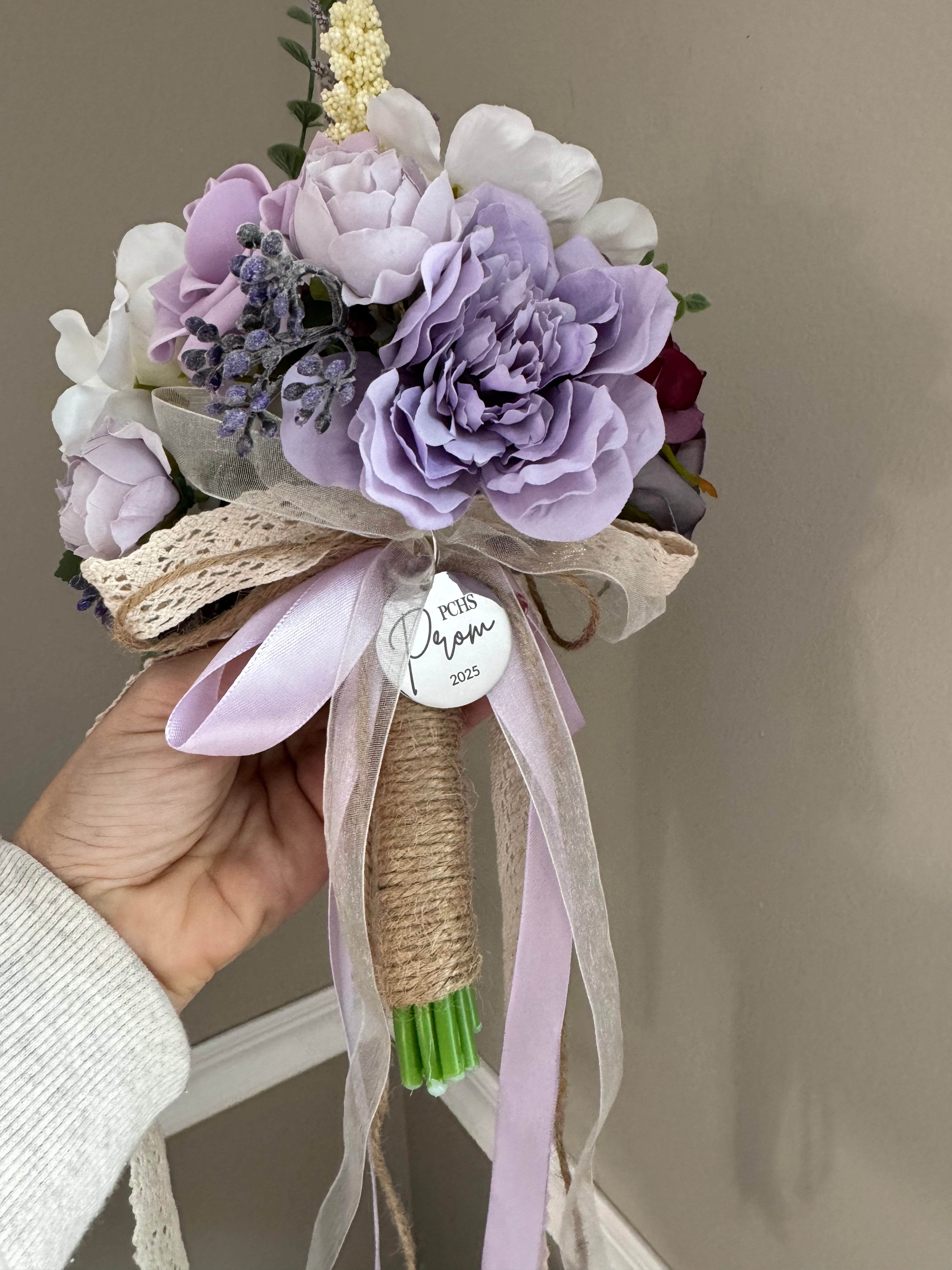 Stainless Prom Custom Flower Charm
