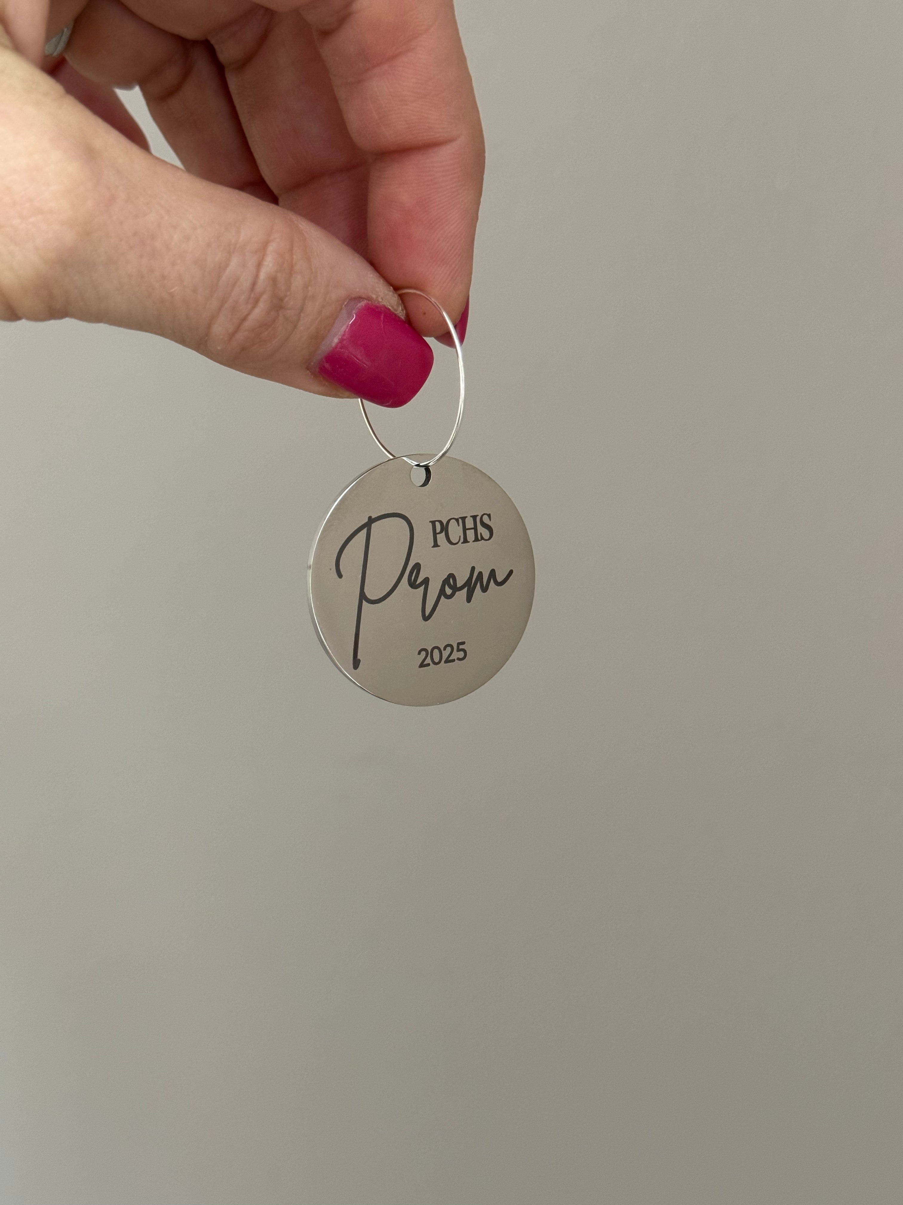 Stainless Prom Custom Flower Charm