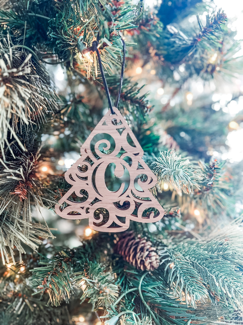 Statement Monogram 5” Tree Ornament