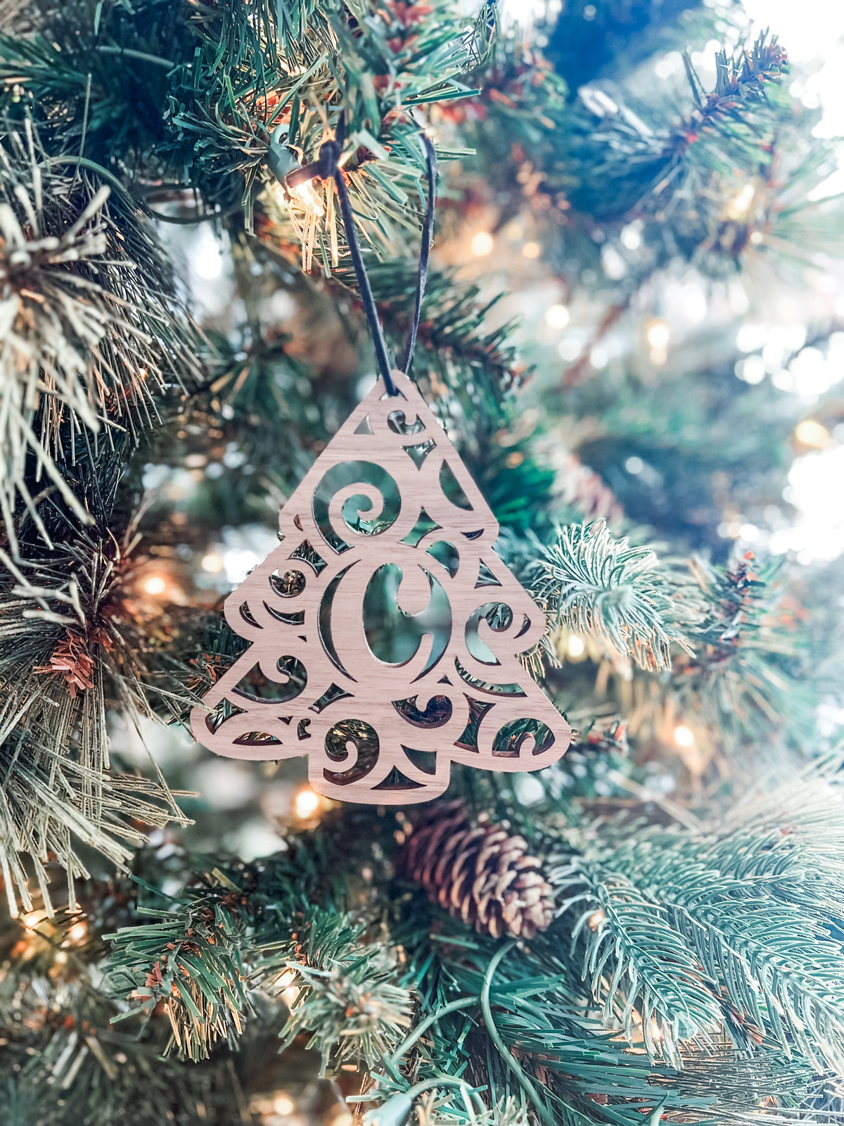 Statement Monogram 5” Tree Ornament