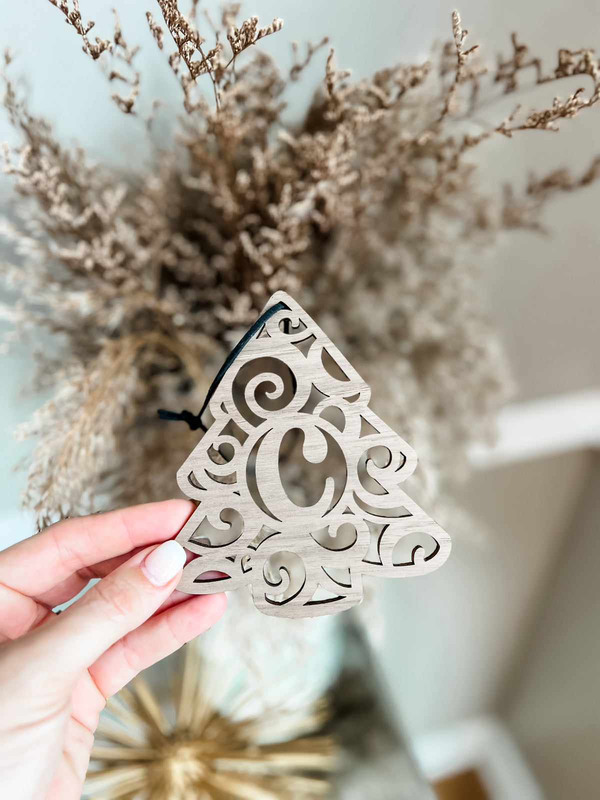 Statement Monogram 5” Tree Ornament