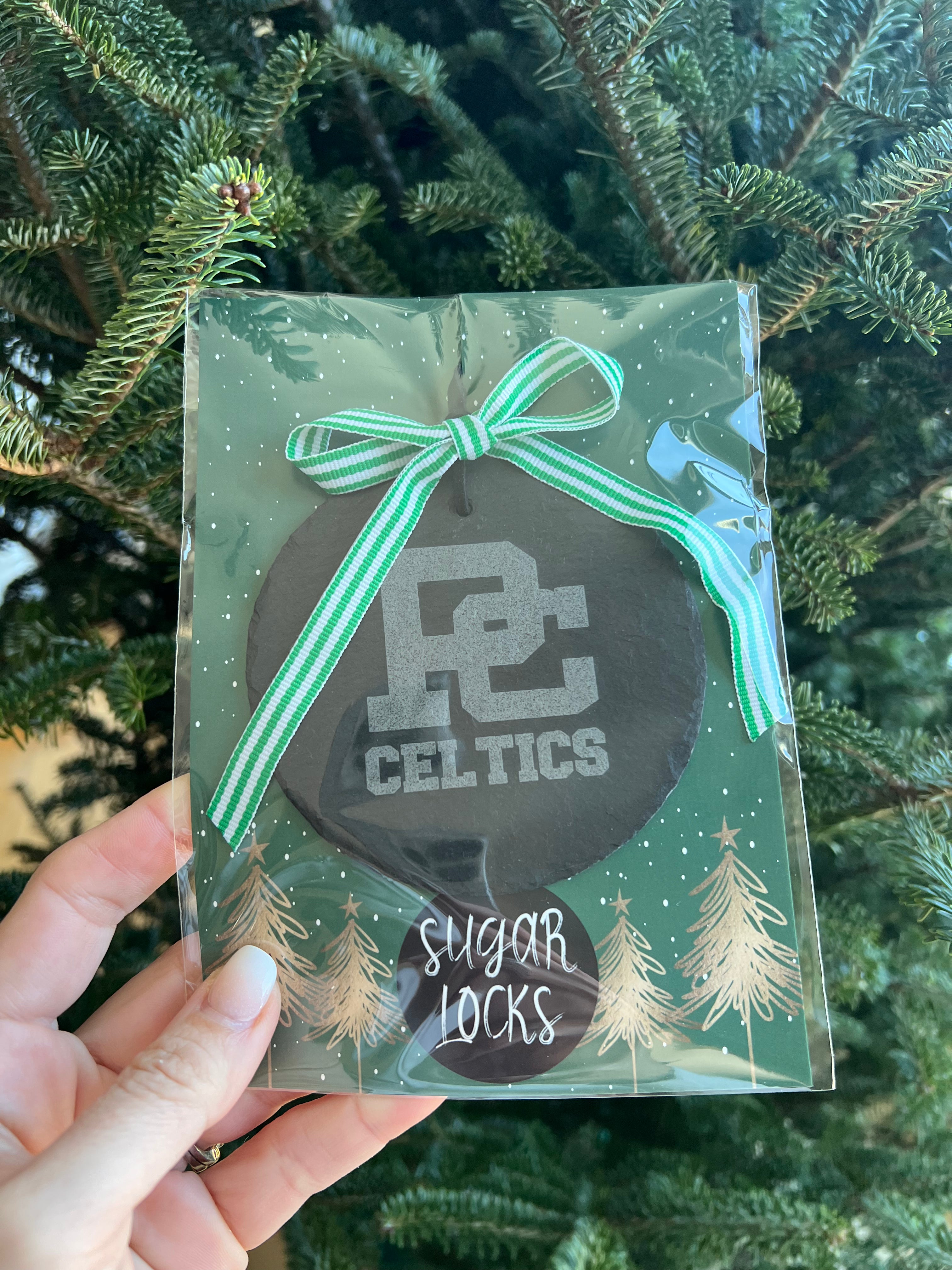 Custom College slate ornament keepsake gift
