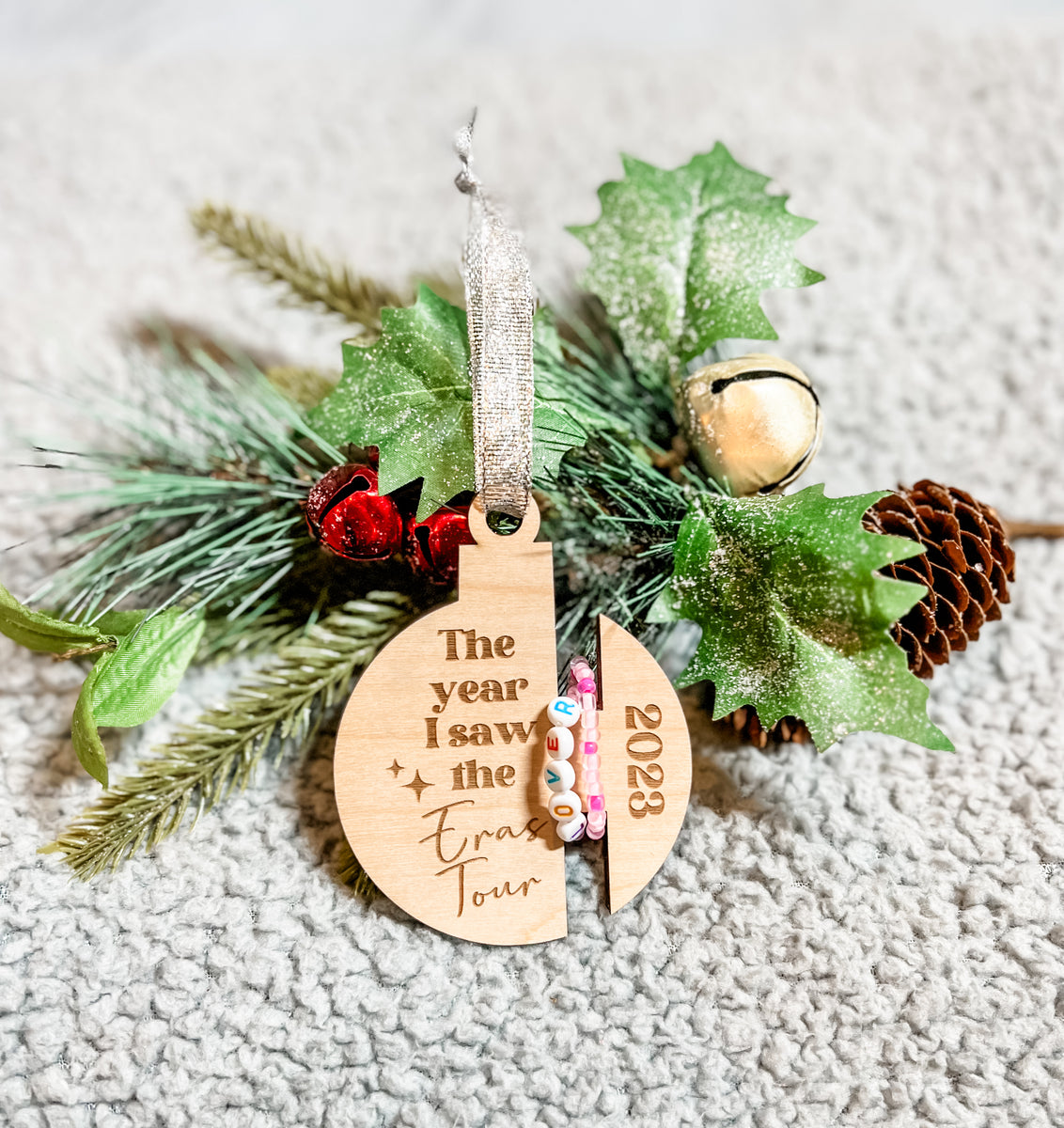 The year I saw the Eras Tour friendship bracelet ornament 2023 Sugar