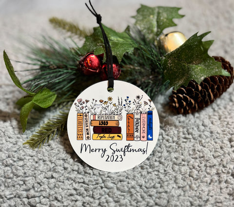 Merry Swiftmas ornament 2023