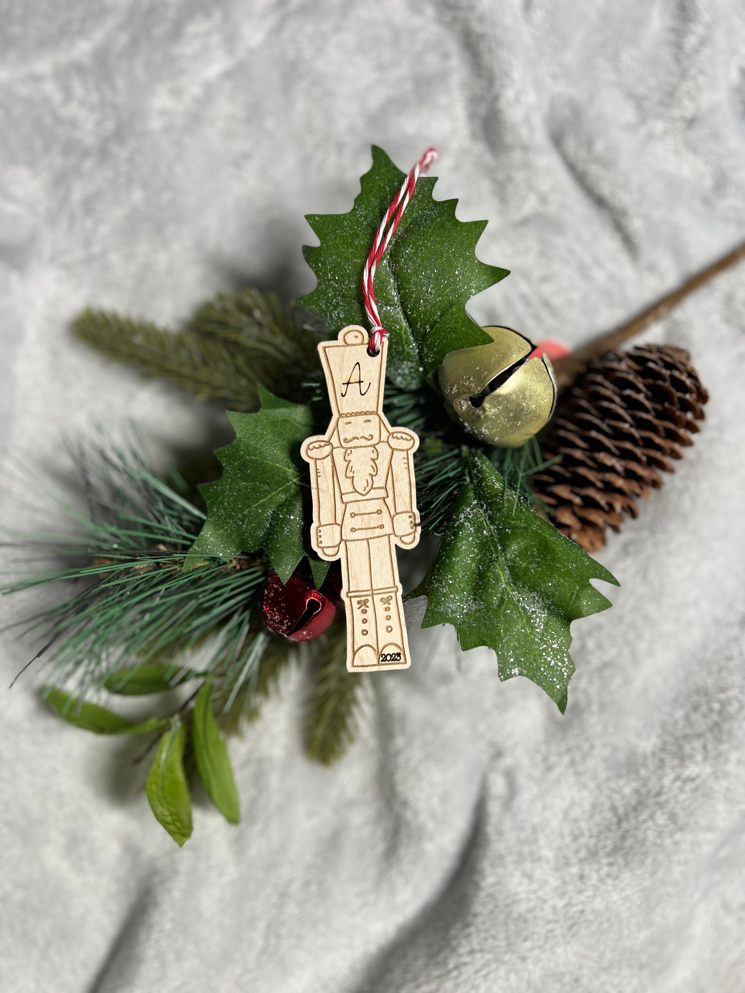 Personalized Hand-Drawn Nutcracker Ornament