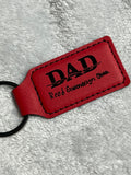 Custom Dad Keychain with Kids’ Handwriting