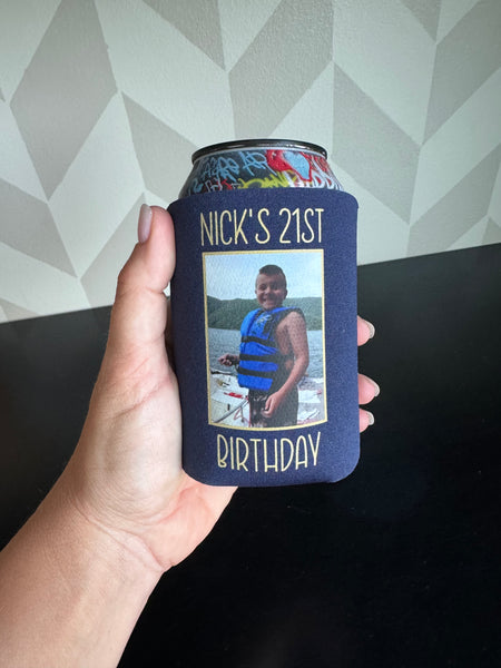 PERSONALIZED BIRTHDAY KOOZIES